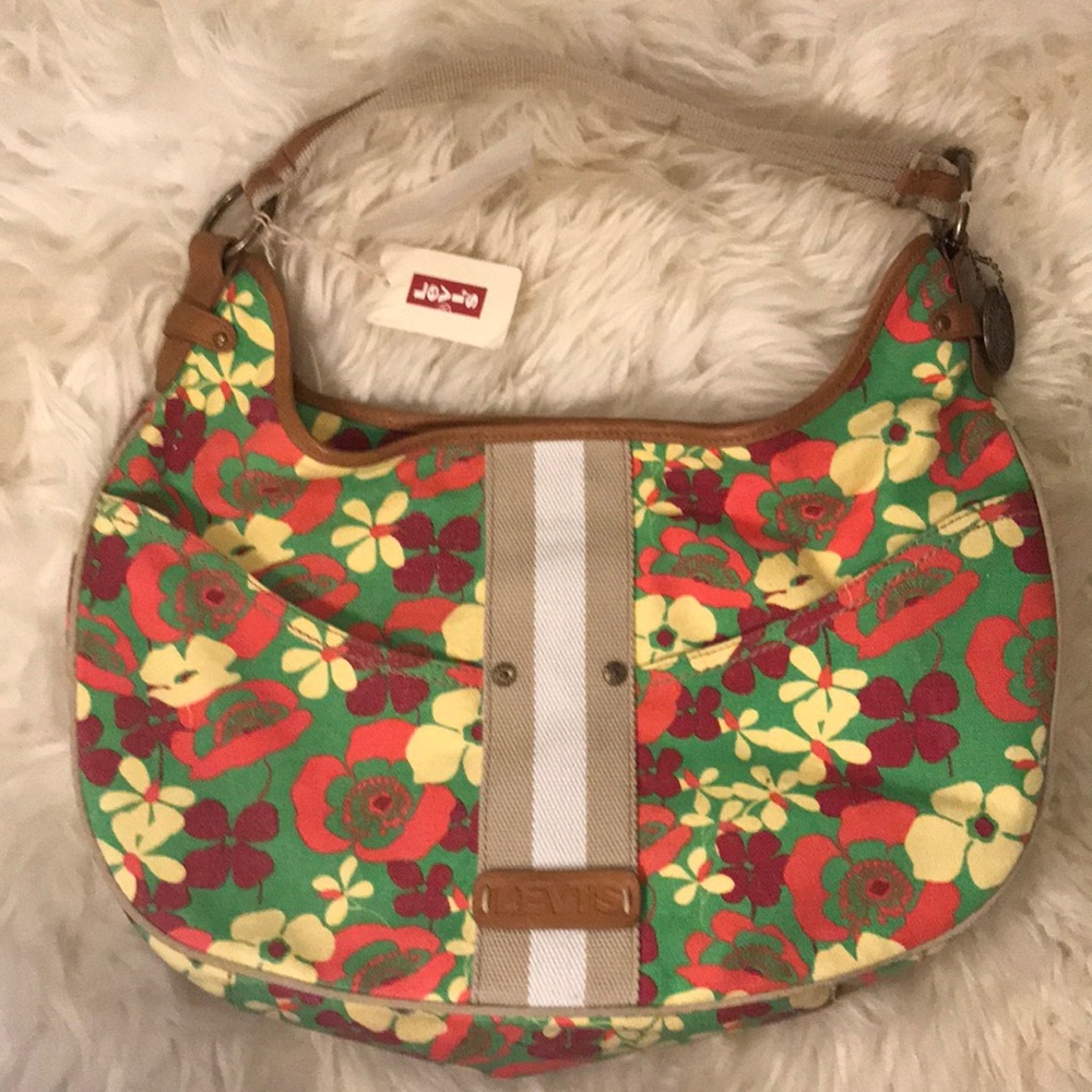 Levi’s Floral Hobo canvas bag